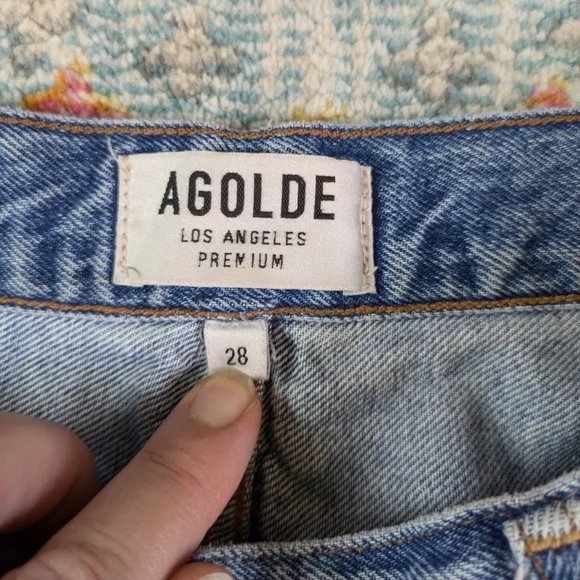 AGOLDE Feel Good Distressed Jeans Size 28 - Picture 3 of 5